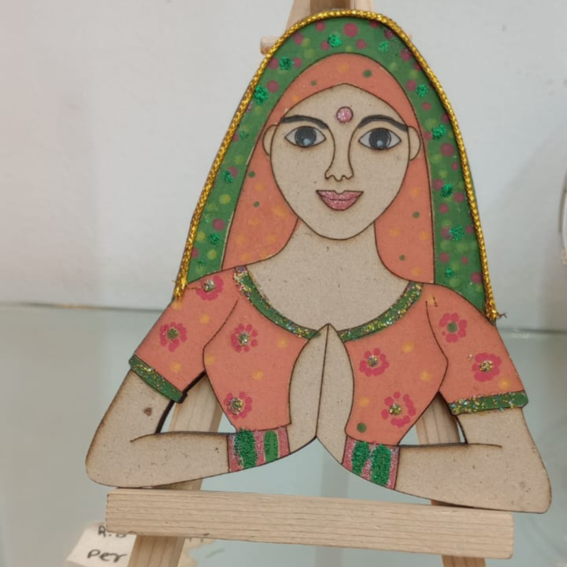 Golden Oil Lamp for Pooja