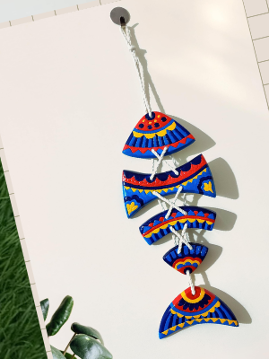 Hand-Painted Fish Wind Chime