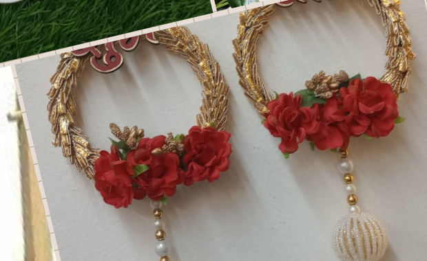 Floral Wreath Toran (Set of 2)